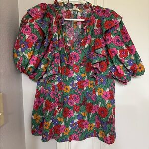 Entro Floral Multicolor Blouse
